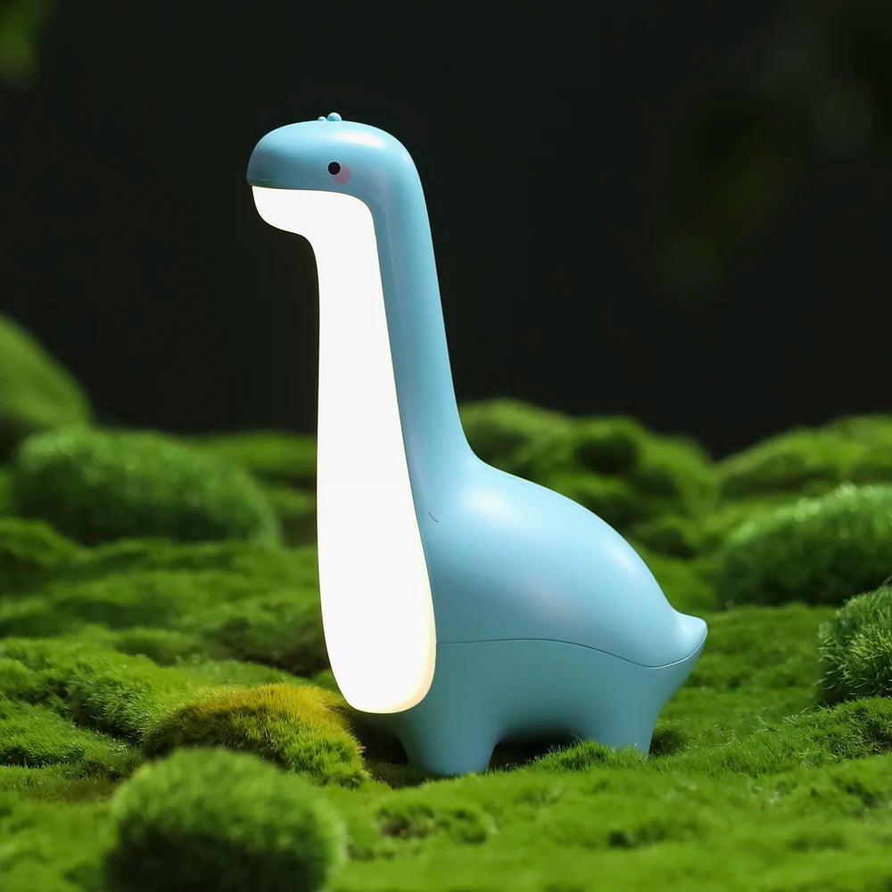 Dinosaur Night Light Cute Children's Night Light Eye Protection Bedside Timing Lamp USB Charging Room Decoration Children's Gift