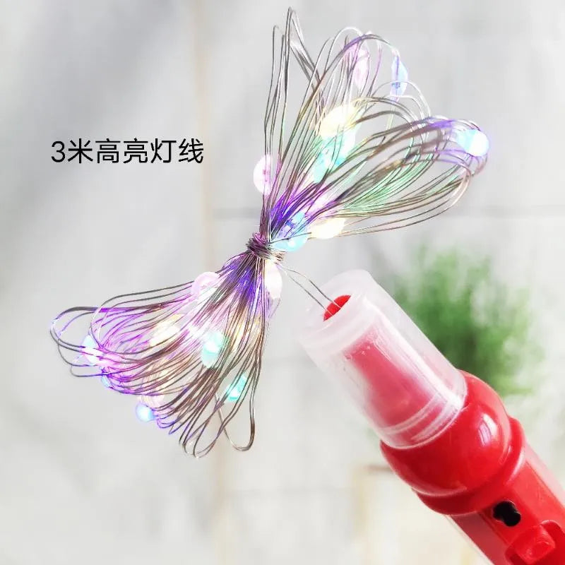 20 Inches Glow Clear Bubble Balloon LED Light Up BoBo Balloons for Baby Shower Christmas Birthday Party Wedding Decoration